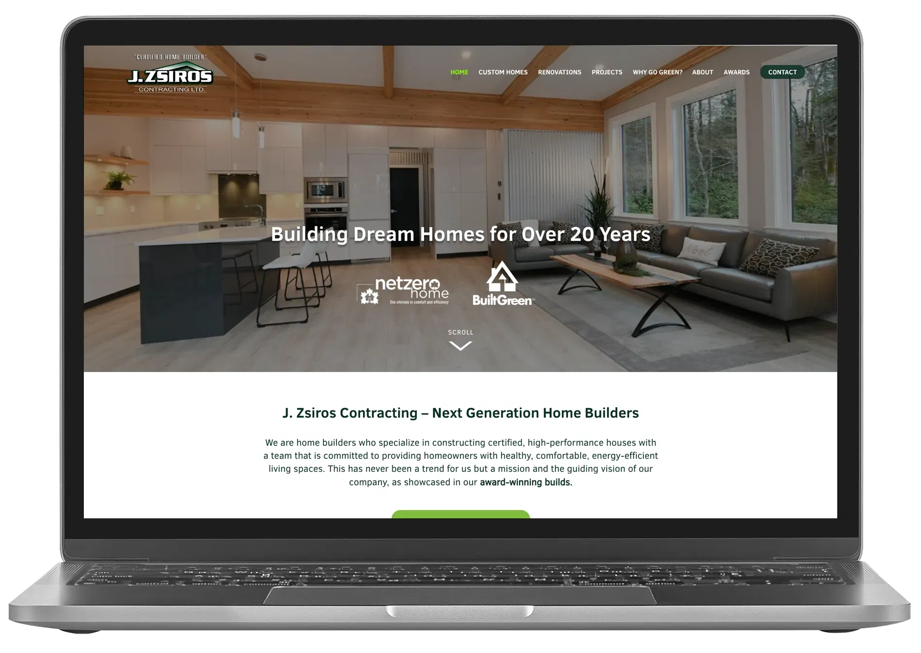website mockup jzsiroscontractingltd website mockup jzsiroscontractingltd